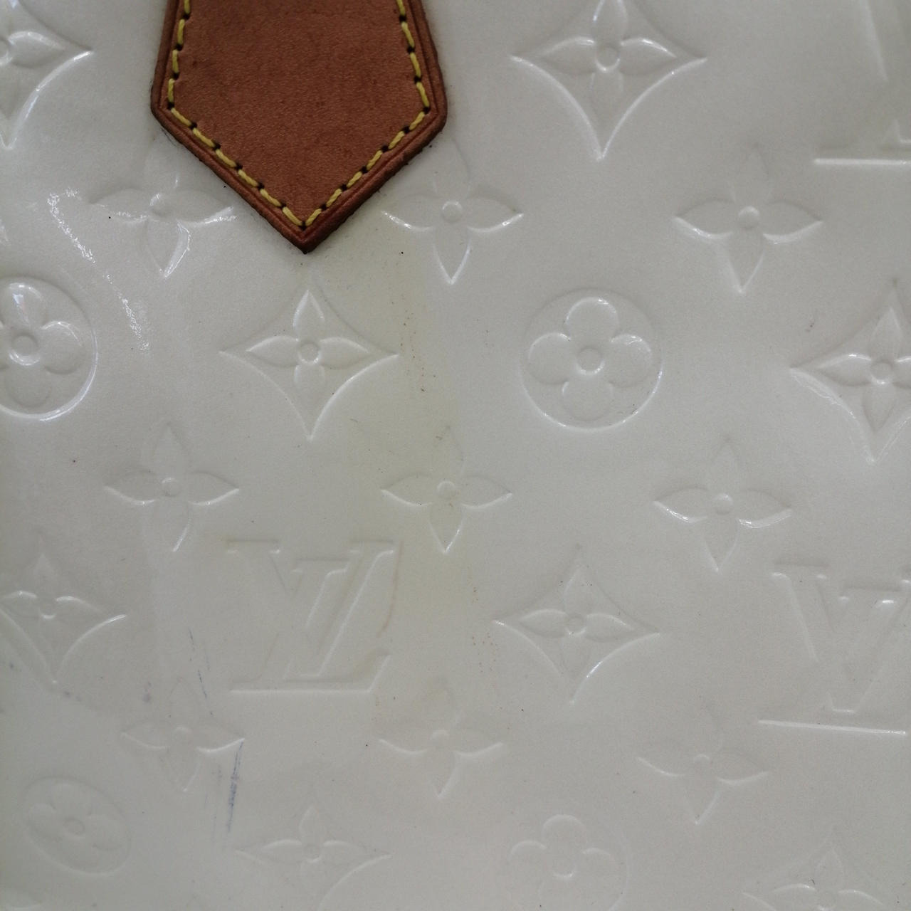LOUIS VUITTON PERLE MONOGRAM VERNIS LEATHER HOUSTON!