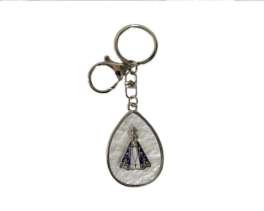SILVER STAINLESS STEEL DROP O. LADY APPARITIONS – Set of 12