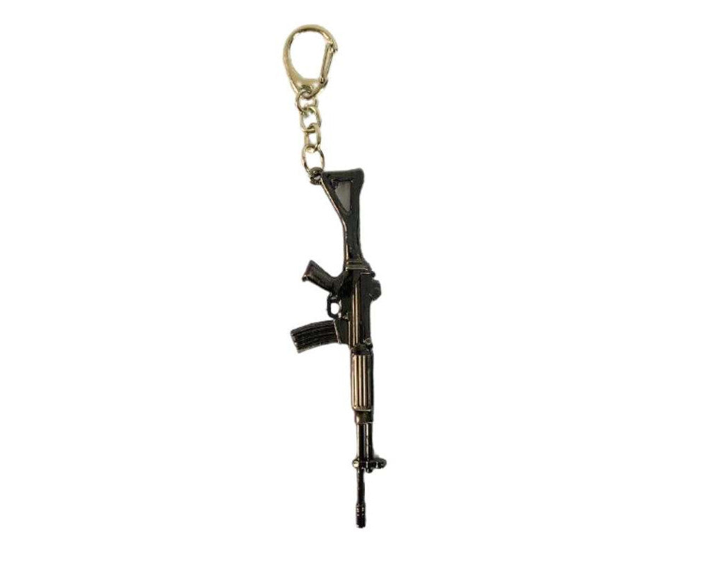 KEYCHAIN BLACK MACHINE GUN – Set of 12