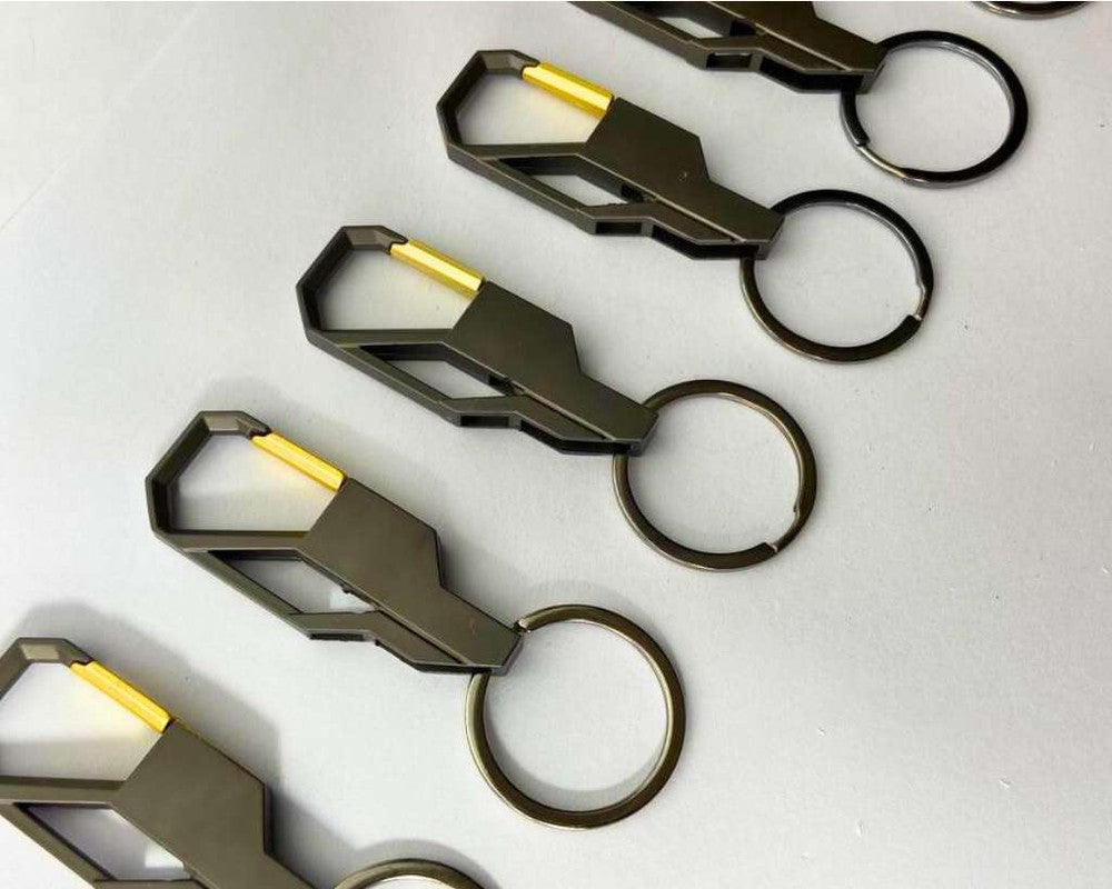 GOLDEN KEYCHAIN STRONG BLACK YELLOW – Set of 12