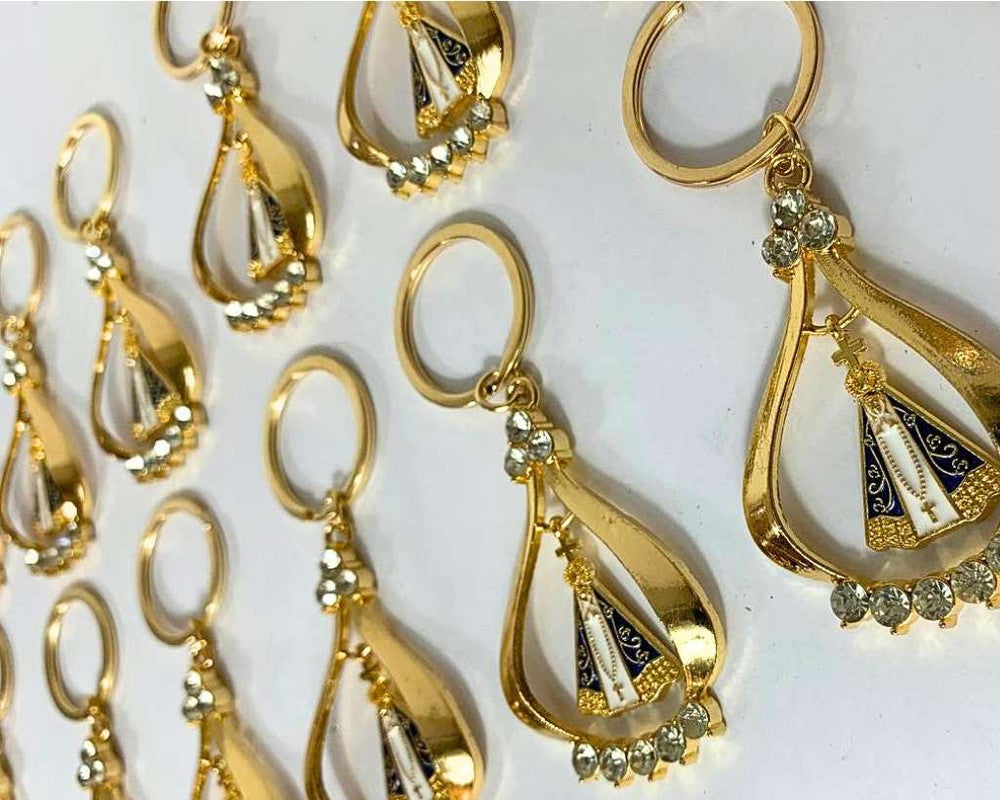 GOLDEN KEYCHAIN BELL APPARITIONS – Set of 12