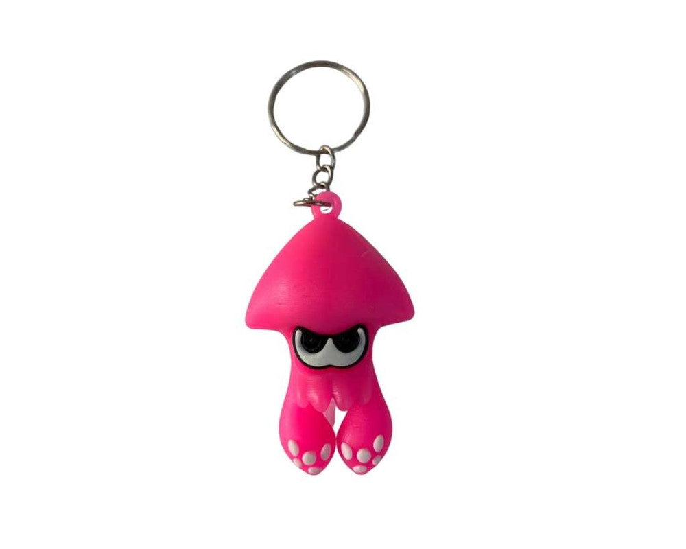 KEYCHAIN COLORFUL SQUID – Set of 12