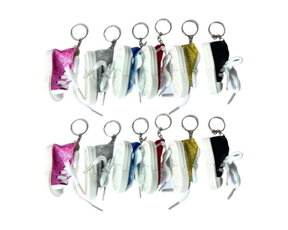 KEYCHAIN COLORED SNEAKER BRIGHT –Set of 12