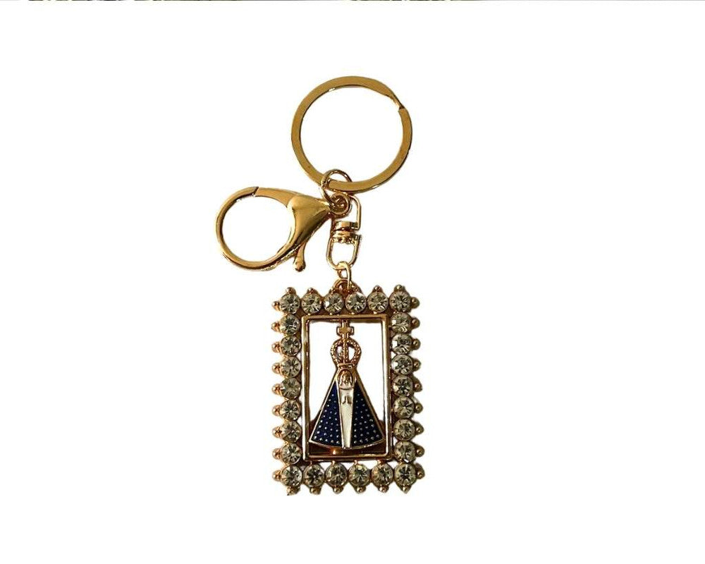 GOLDEN KEYCHAIN SQUARE O. LADY APPARITIONS –Set of 12