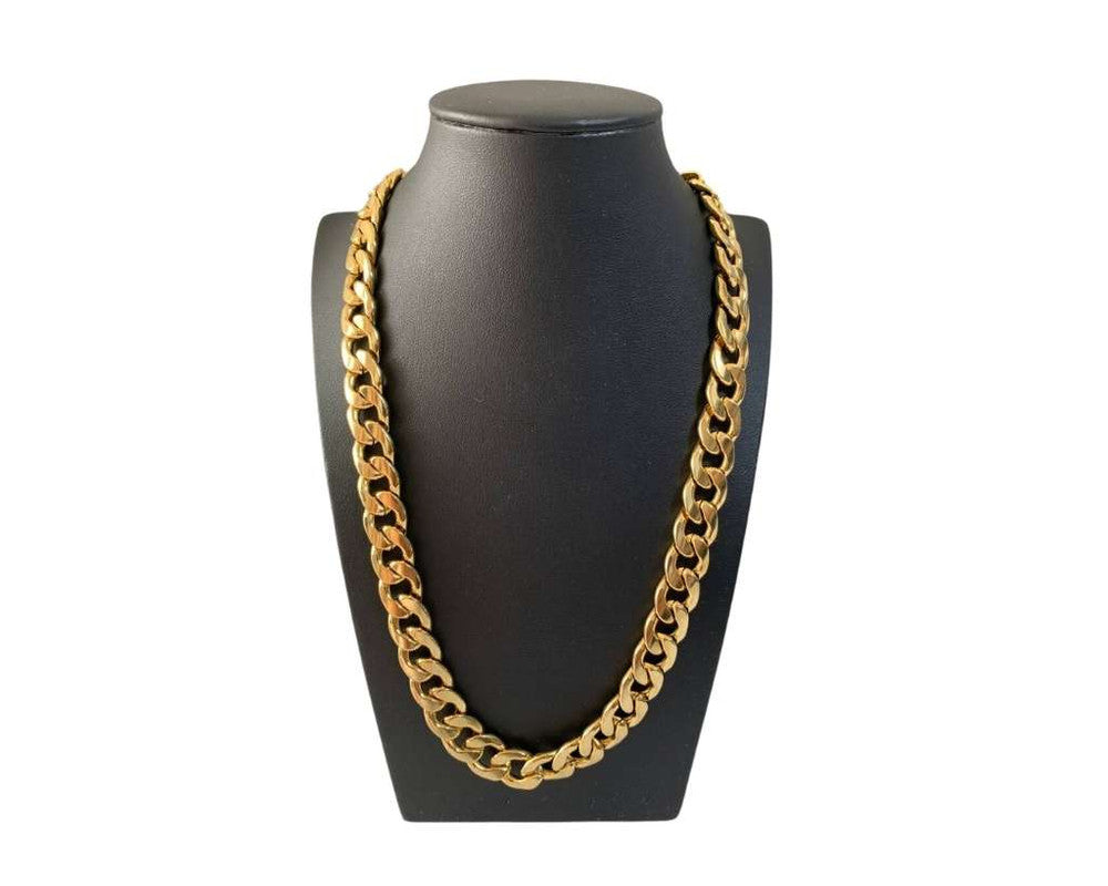 GOLDEN STAINLESS STEEL CHAIN GRUMET 3.0 MM / 60 CM – Set of 12