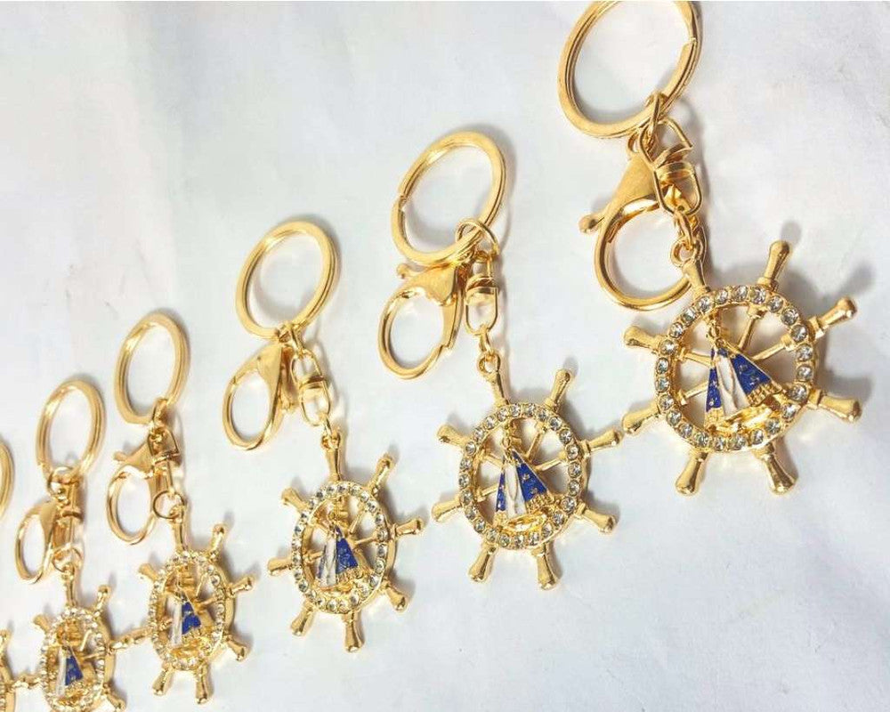 GOLDEN KEYCHAIN O.LADY APPARITIONS – Set of 12