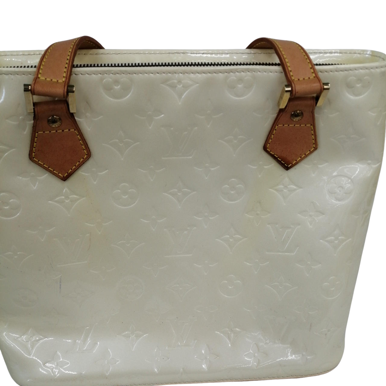 LOUIS VUITTON PERLE MONOGRAM VERNIS LEATHER HOUSTON!
