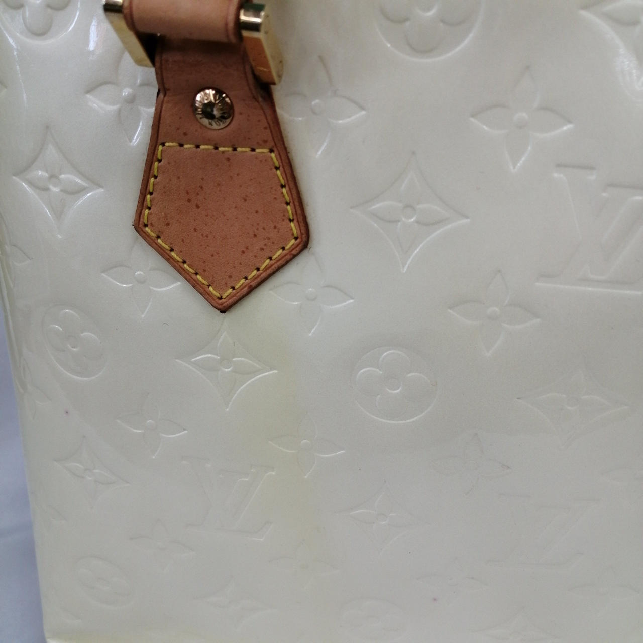 LOUIS VUITTON PERLE MONOGRAM VERNIS LEATHER HOUSTON!