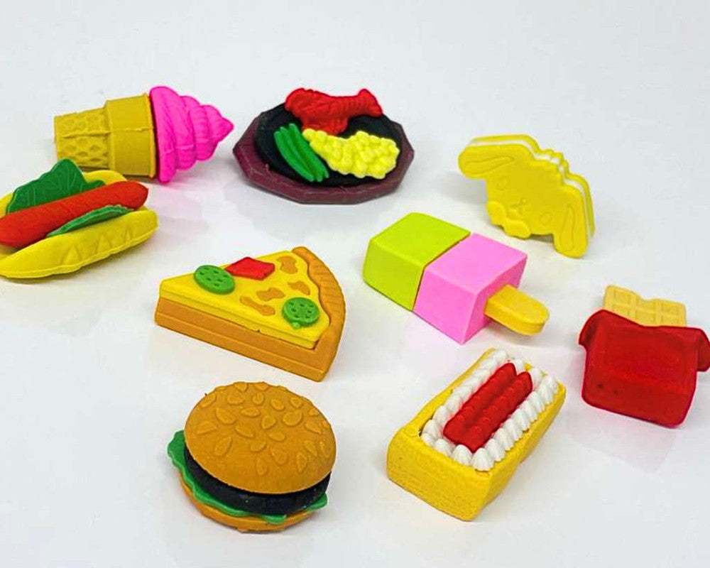 SNACKS ERASER – Set of 32