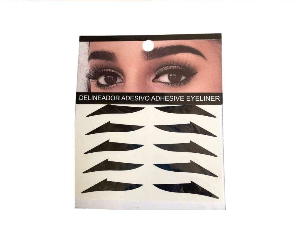 BLACK ADHESIVE EYELINER – Set of 12