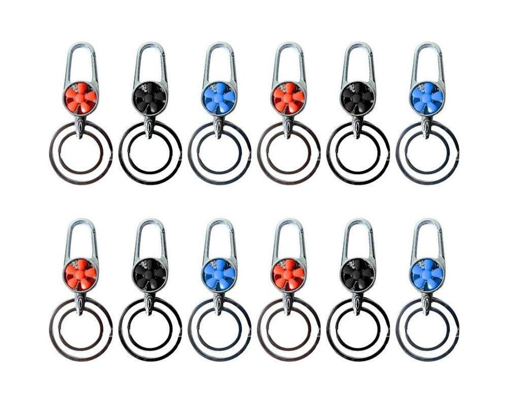 SILVER STAINLESS STEEL  COLORED PROPELLER– Set of  12