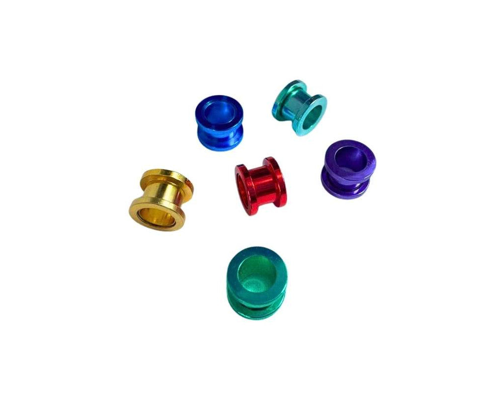 Stainless Steel  Ear Plugs Kit Tunnels Gauges Stretcher Piercings  Size 10mm- 10 pack