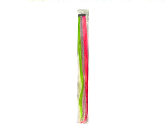 COLORFUL ARTIFICIAL HAIR  APPLY WITH SHINY THREADS CARNIVAL