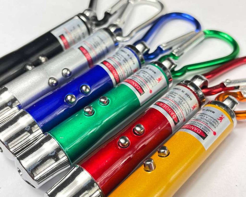 KEYCHAIN COLORFUL LAZER LANTERN – Set of 12